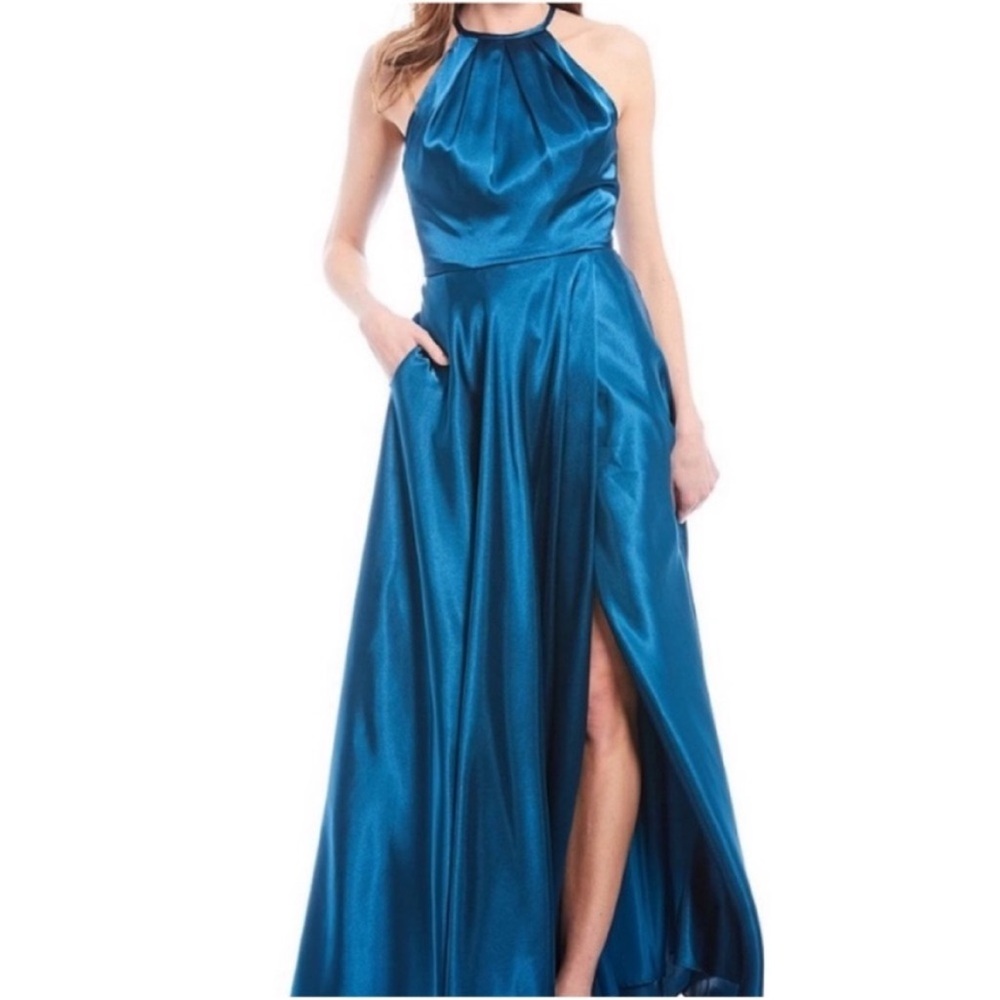 Betsy & Adam satin dress
